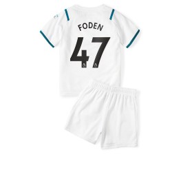 Camisola Manchester City Phil Foden 47 Criança Equipamento Segundo 2021-2022 Manga Curta